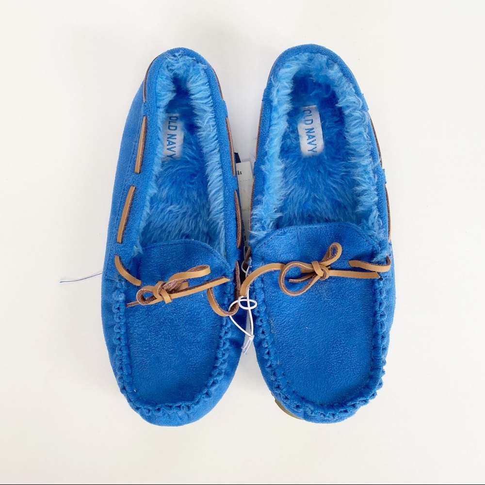 Sherpa moccasin slippers